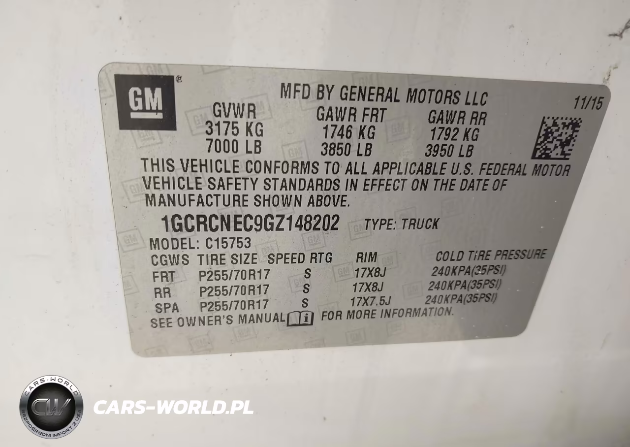 2016 Chevrolet Silverado 1500 Wt VIN:1GCRCNEC9GZ148202 - 9