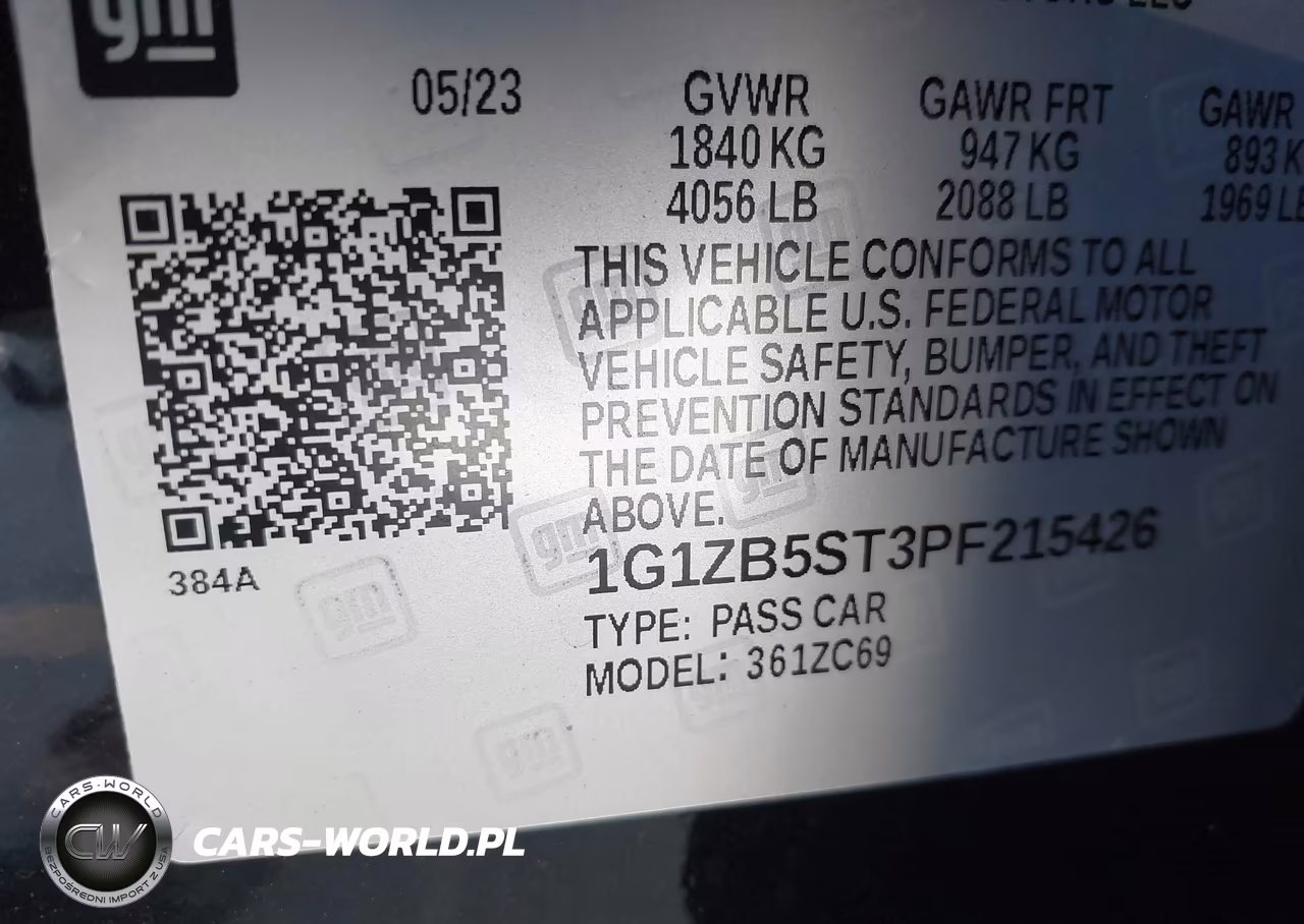 2023 Chevrolet Malibu Fwd Ls VIN:1G1ZB5ST3PF215426 - 9
