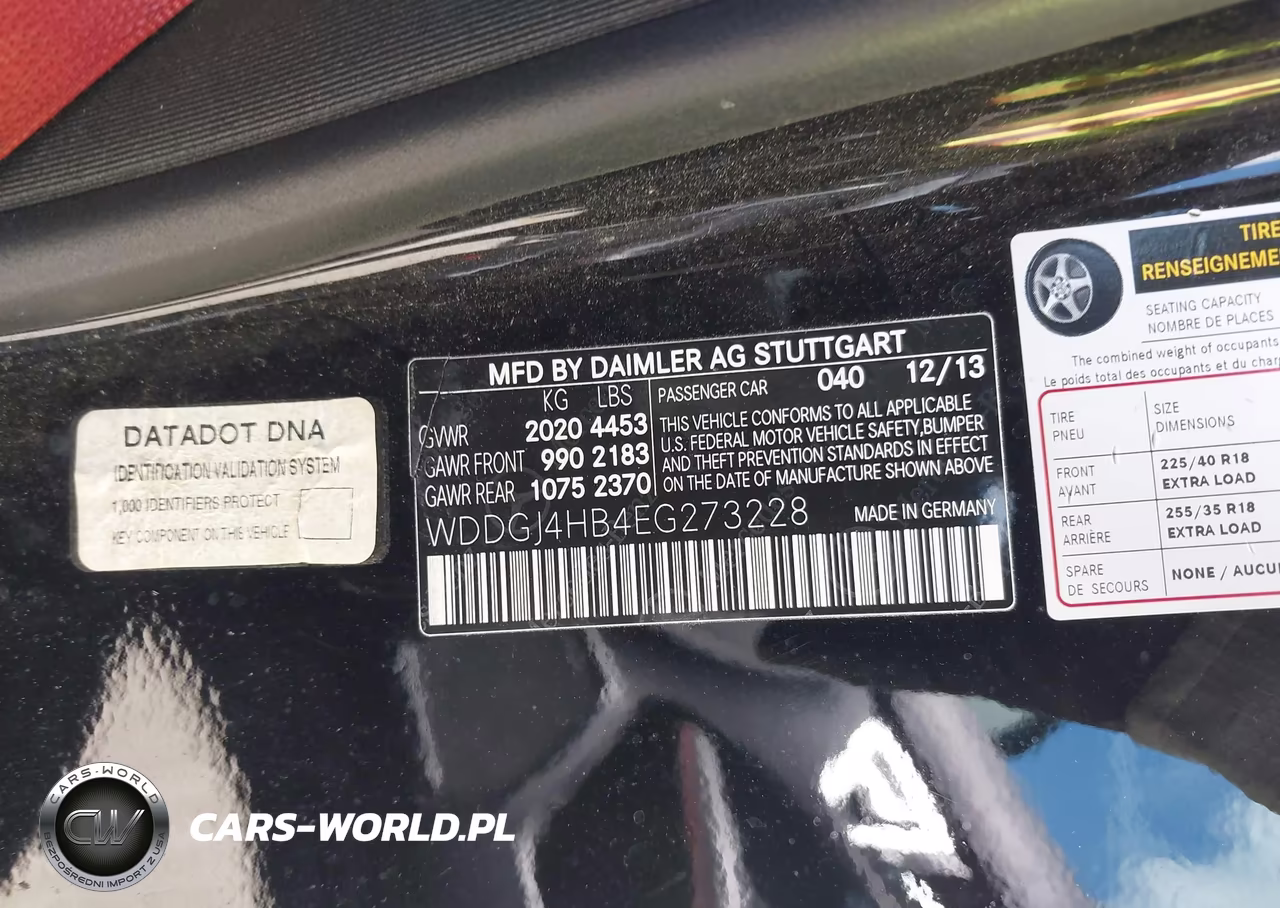2014 Mercedes-Benz C 250 VIN:WDDGJ4HB4EG273228 - 9
