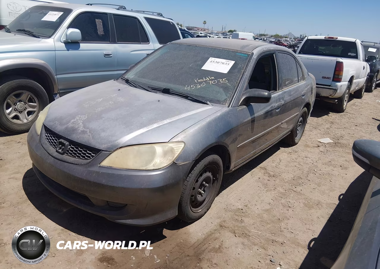 2005 Honda Civic Lx VIN:2HGES16555H602843 - 2