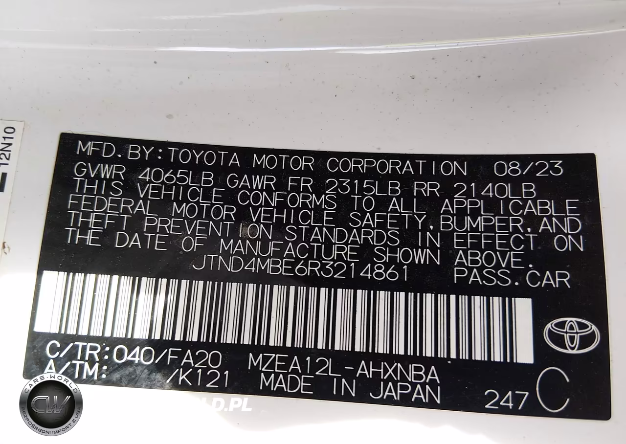 2024 Toyota Corolla Se VIN:JTND4MBE6R3214861 - 9