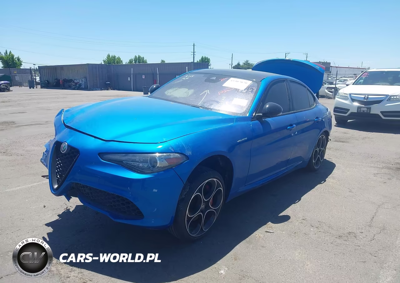2022 Alfa Romeo Giulia Veloce Awd VIN:ZARFANBN7N7660117 - 2