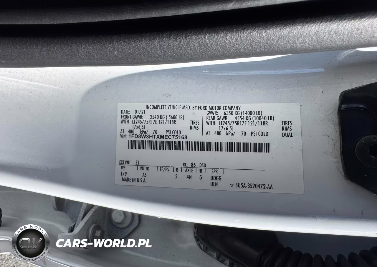 2021 Ford F350 Super Duty VIN:1FD8W3HTXMEC75168 - 9