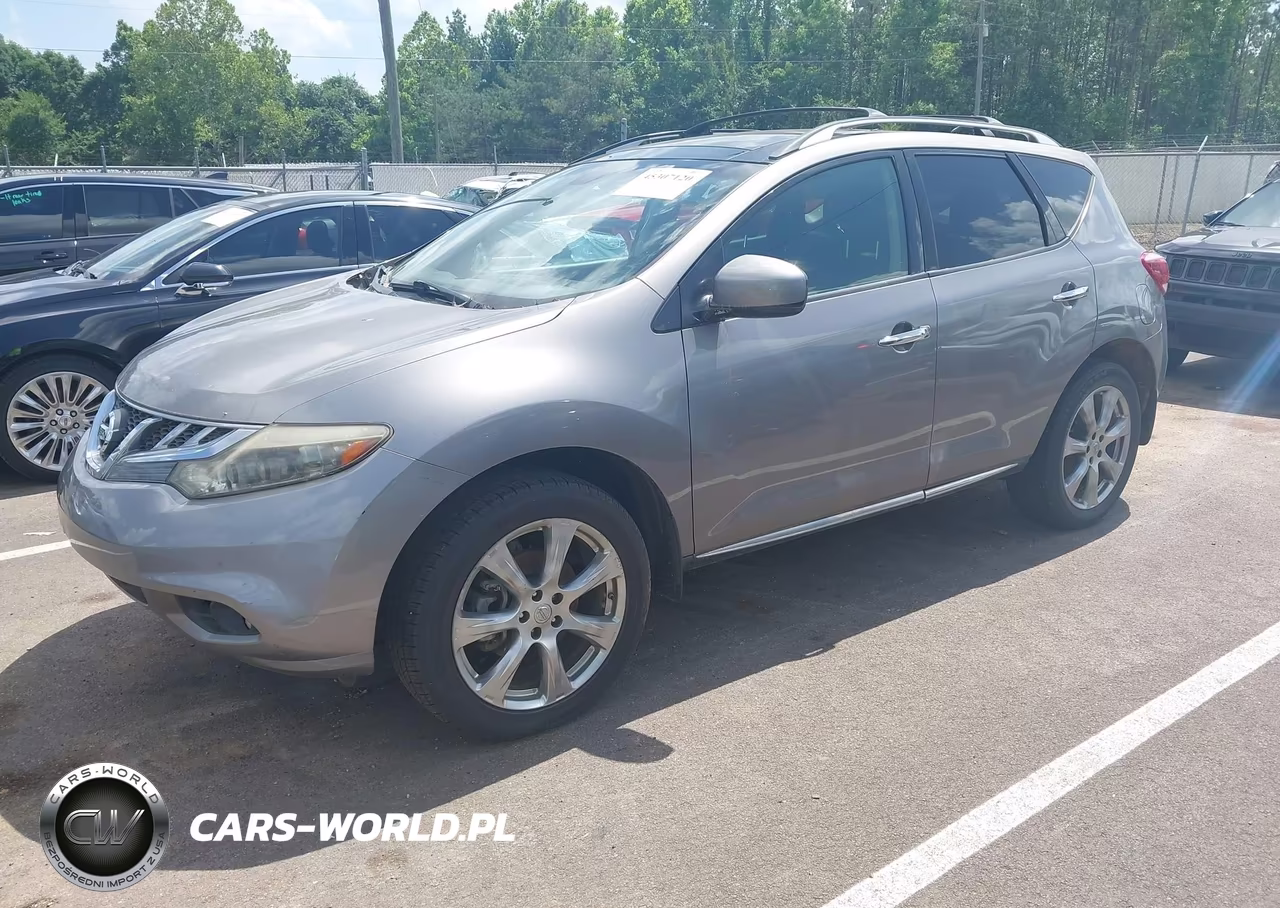 2012 Nissan Murano Le VIN:JN8AZ1MU0CW102806 - 2