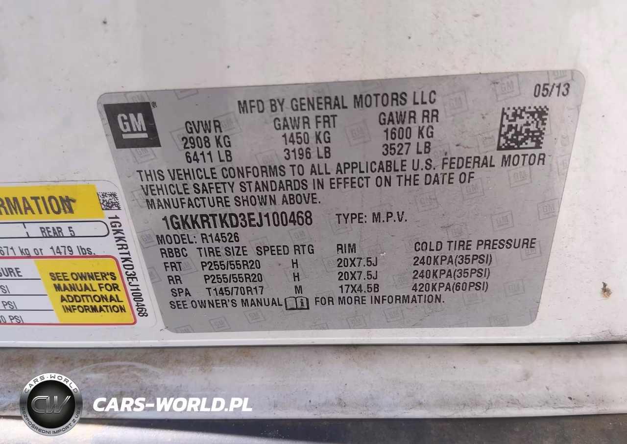 2014 GMC Acadia Denali VIN:1GKKRTKD3EJ100468 - 9