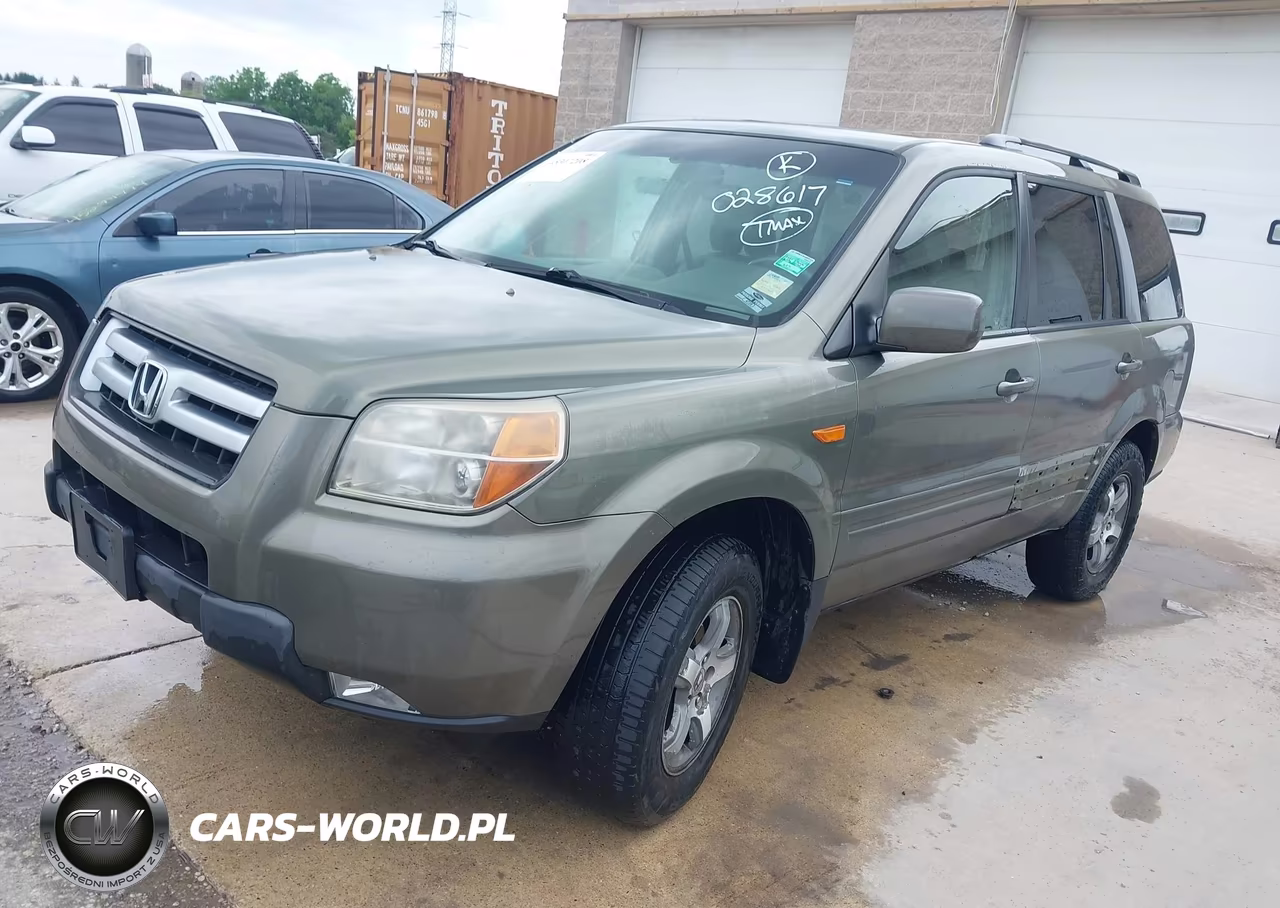 2008 Honda Pilot Ex-L VIN:5FNYF18768B028617 - 2