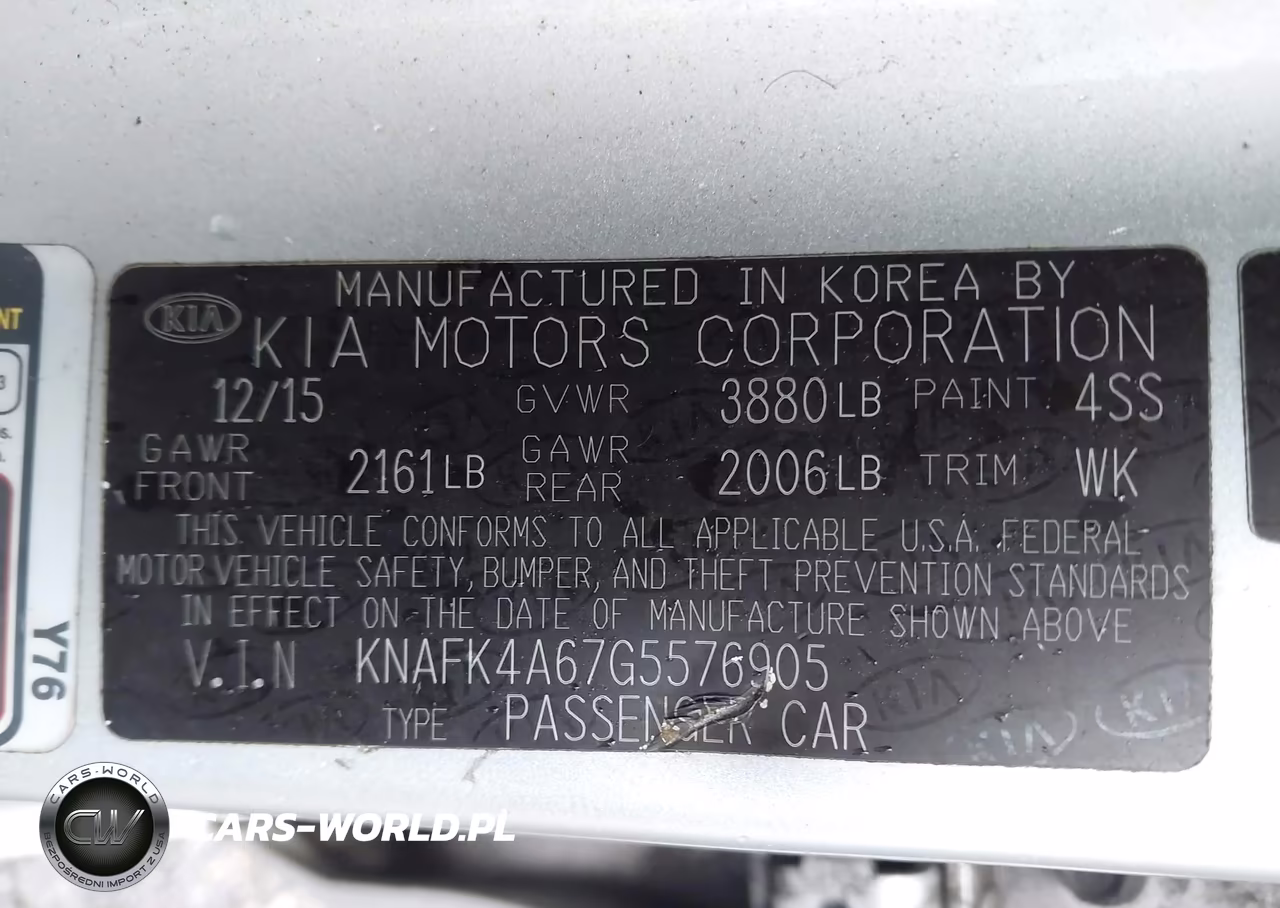 2016 Kia Forte Lx VIN:KNAFK4A67G5576905 - 9