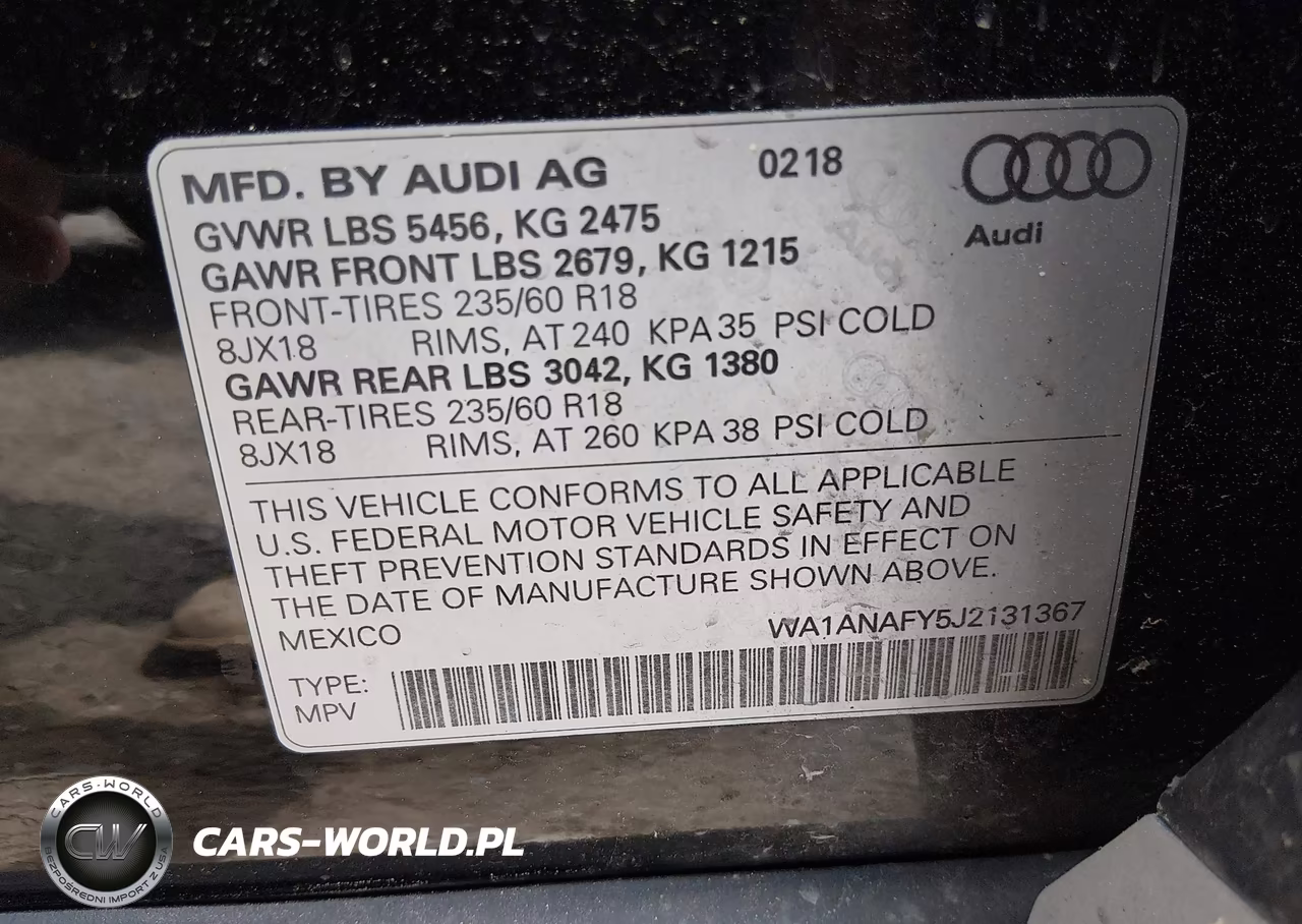 2018 Audi Q5 2.0T Premium-2.0T Tech Premium VIN:WA1ANAFY5J2131367 - 9