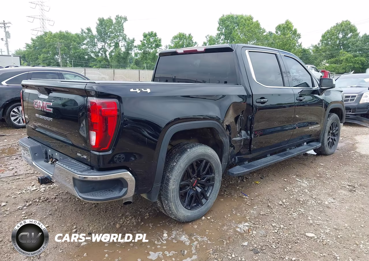 2020 GMC Sierra 1500 4Wd Short Box Sle VIN:3GTP9BEK2LG270065 - 4