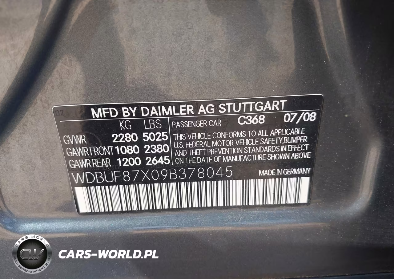 2009 Mercedes-Benz E 350 4Matic VIN:WDBUF87X09B378045 - 9