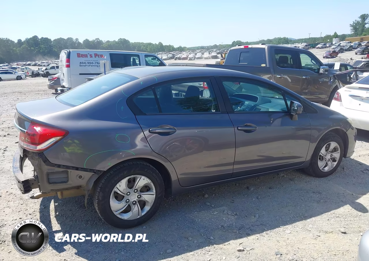 2014 Honda Civic Lx VIN:19XFB2F51EE269965 - 13