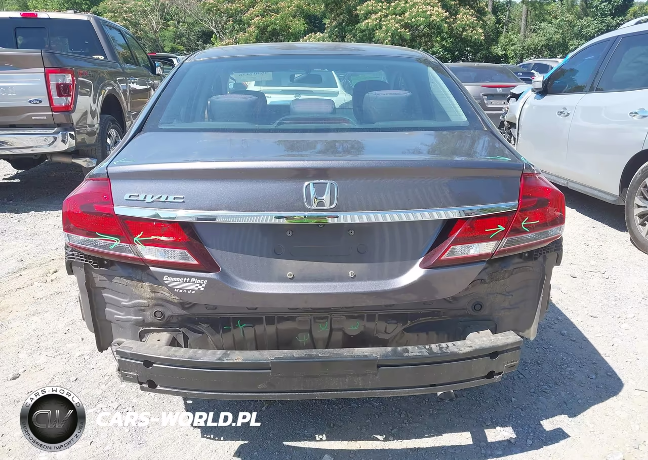 2014 Honda Civic Lx VIN:19XFB2F51EE269965 - 16