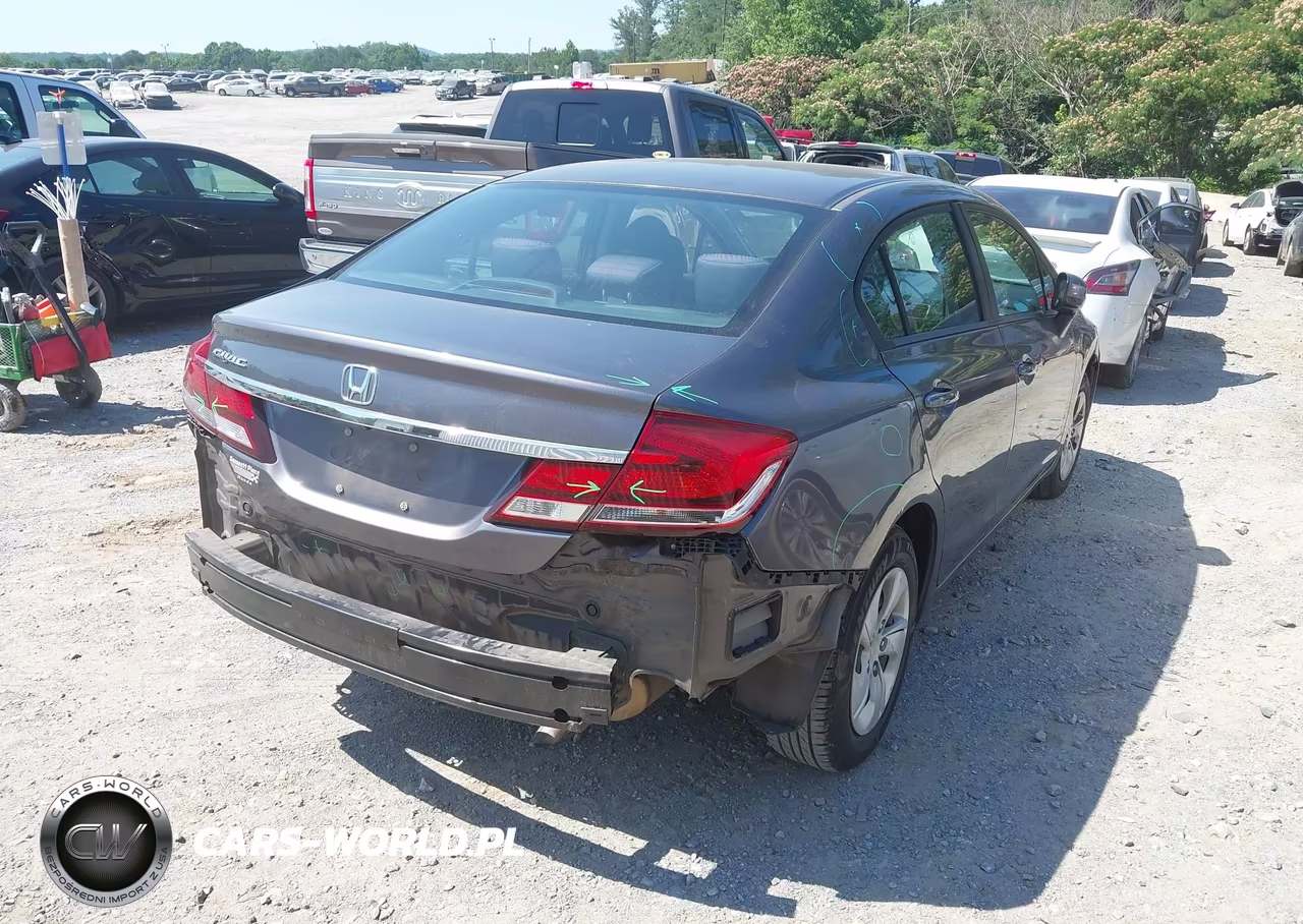 2014 Honda Civic Lx VIN:19XFB2F51EE269965 - 4
