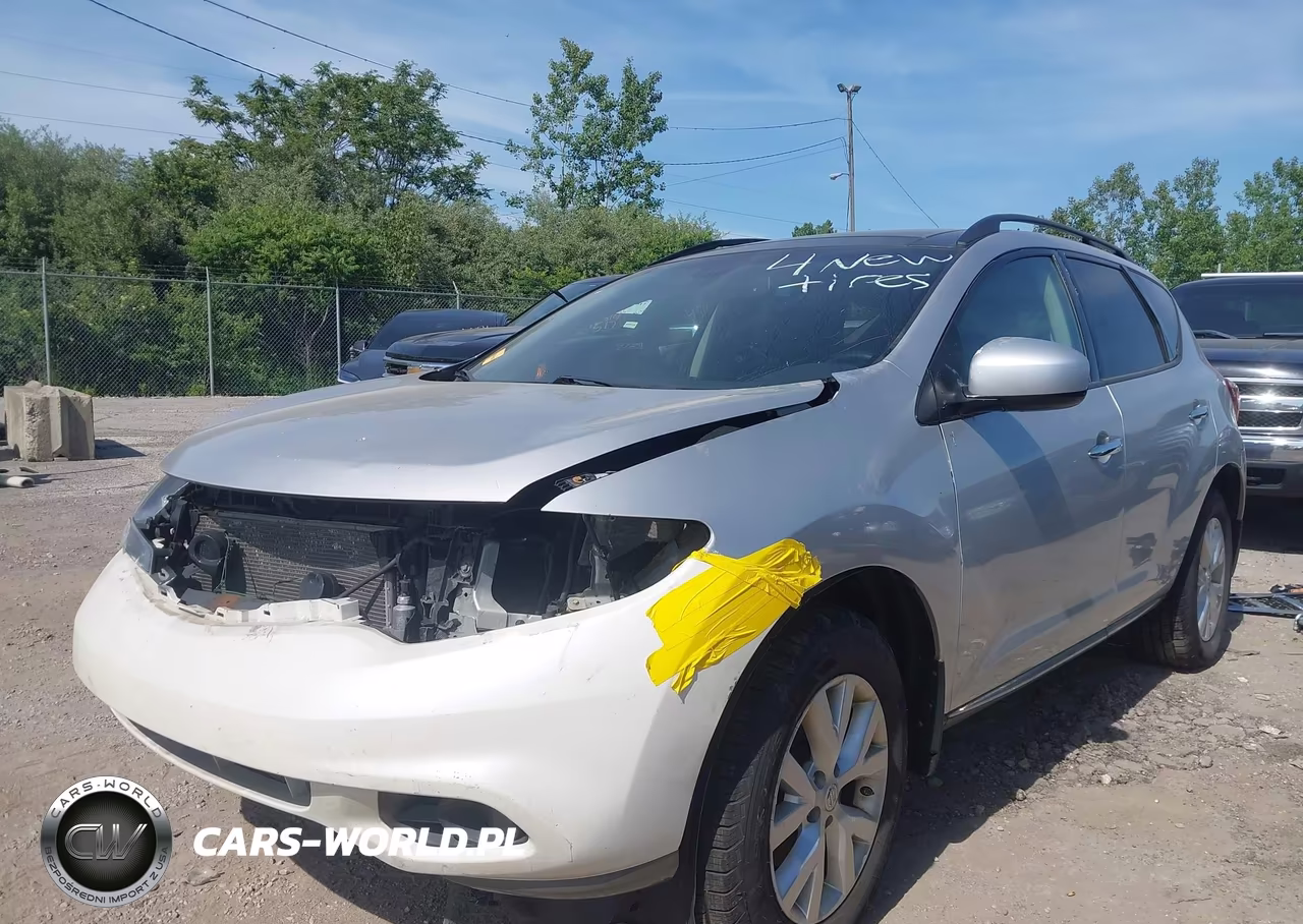 2011 Nissan Murano Sl VIN:JN8AZ1MW8BW162042 - 2