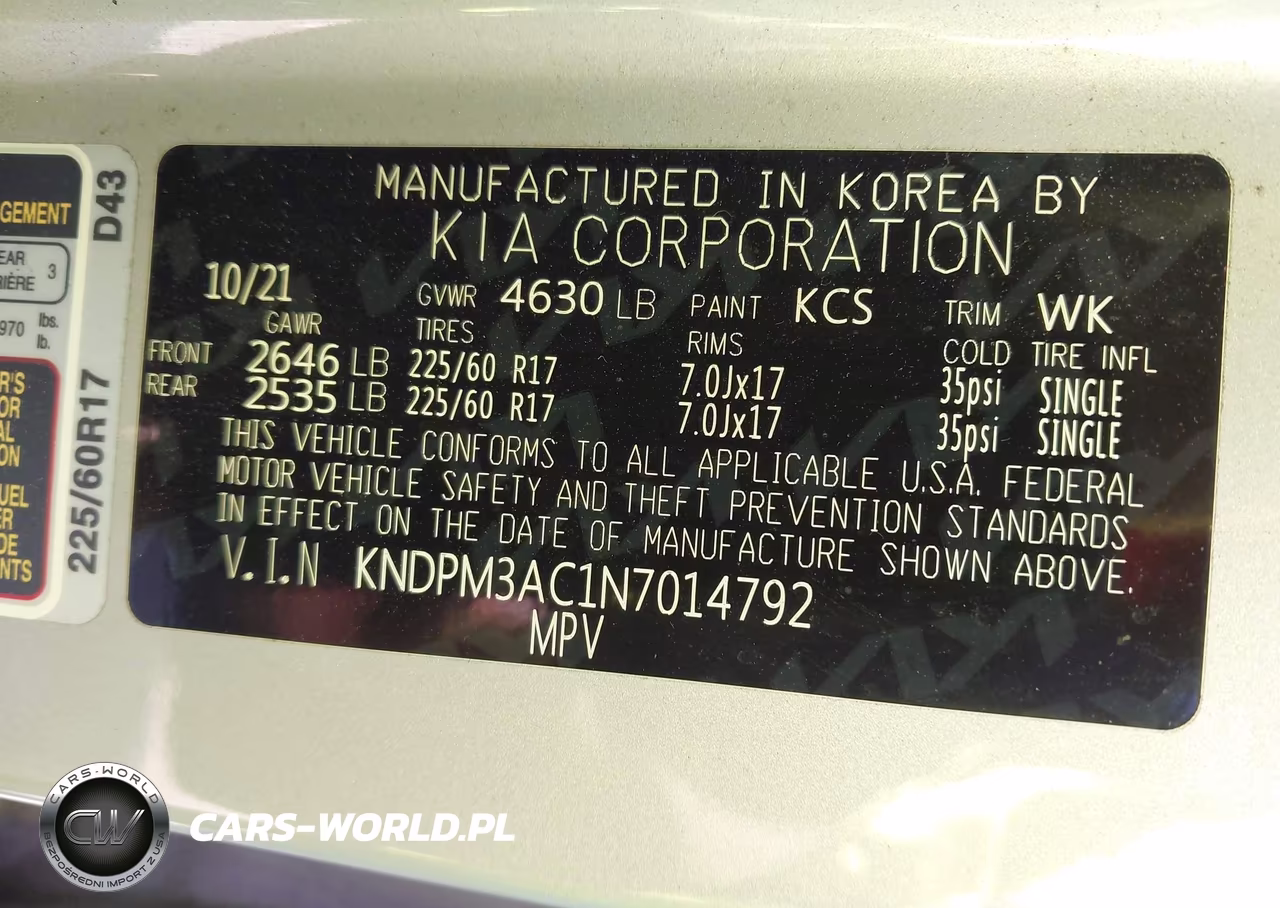2022 Kia Sportage Lx VIN:KNDPM3AC1N7014792 - 9