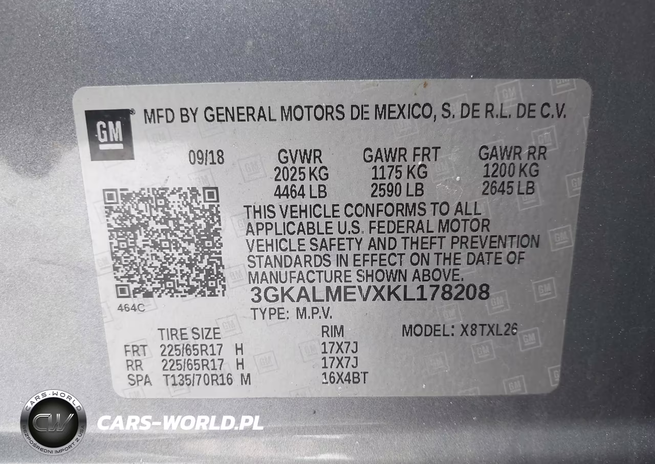 2019 GMC Terrain Sle VIN:3GKALMEVXKL178208 - 9