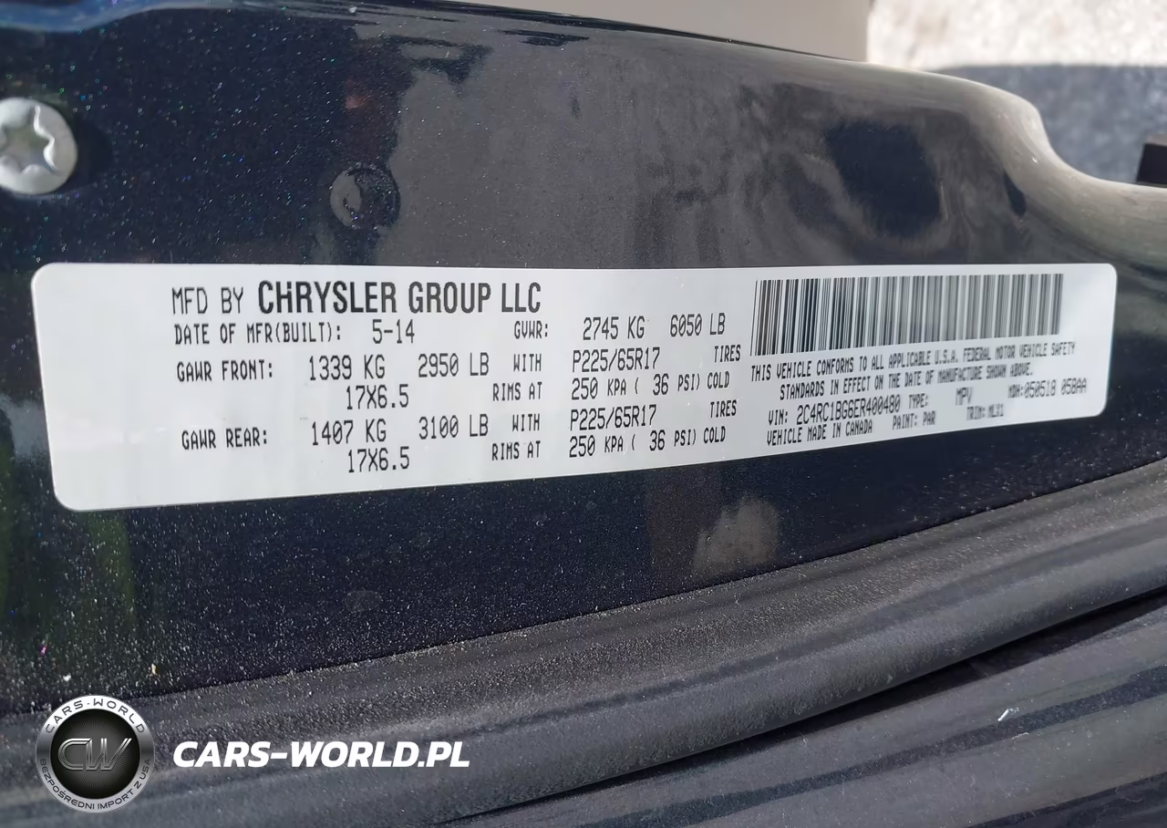 2014 Chrysler Town & Country Touring VIN:2C4RC1BG6ER400480 - 9