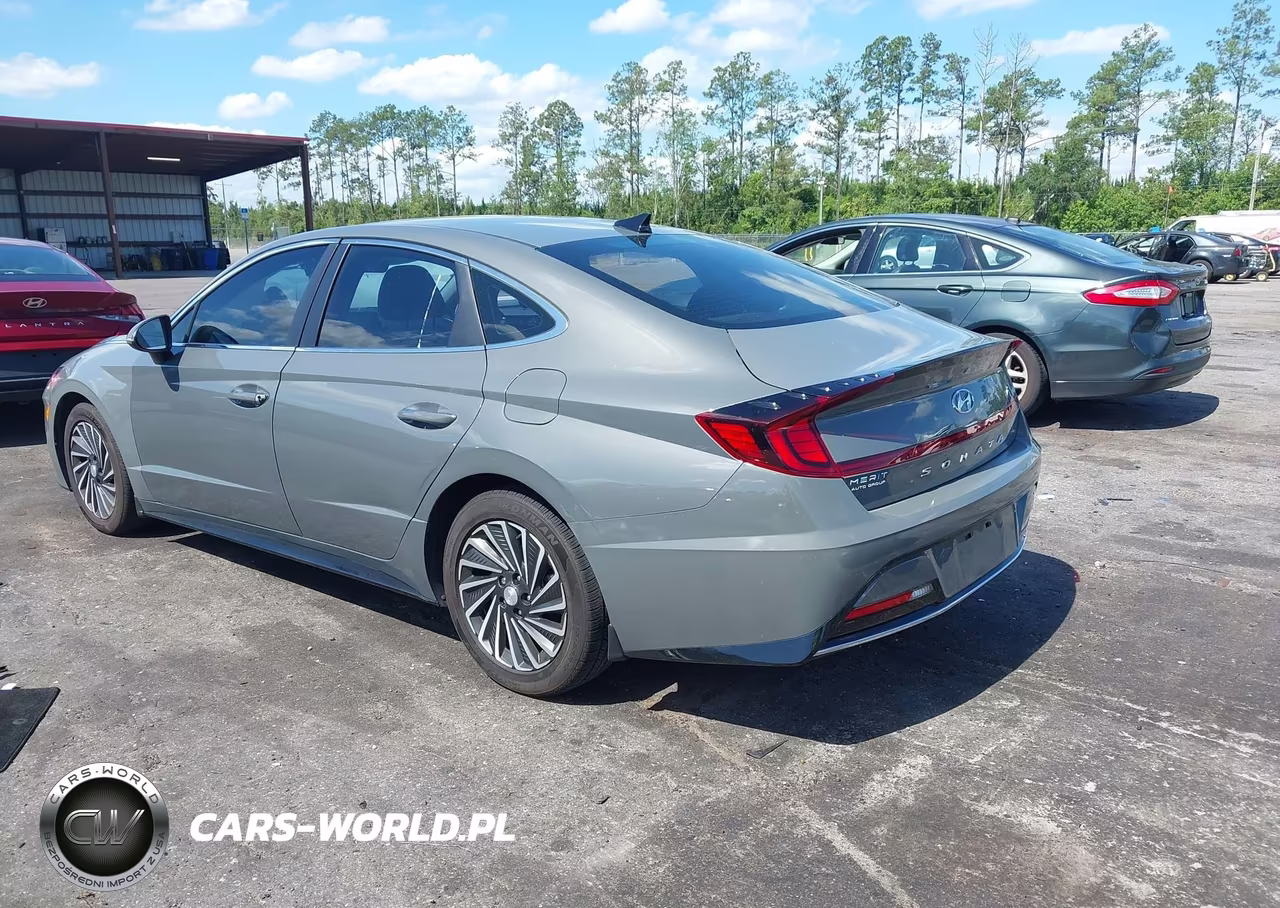 2023 Hyundai Sonata Hybrid Sel VIN:KMHL34JJXPA066302 - 3