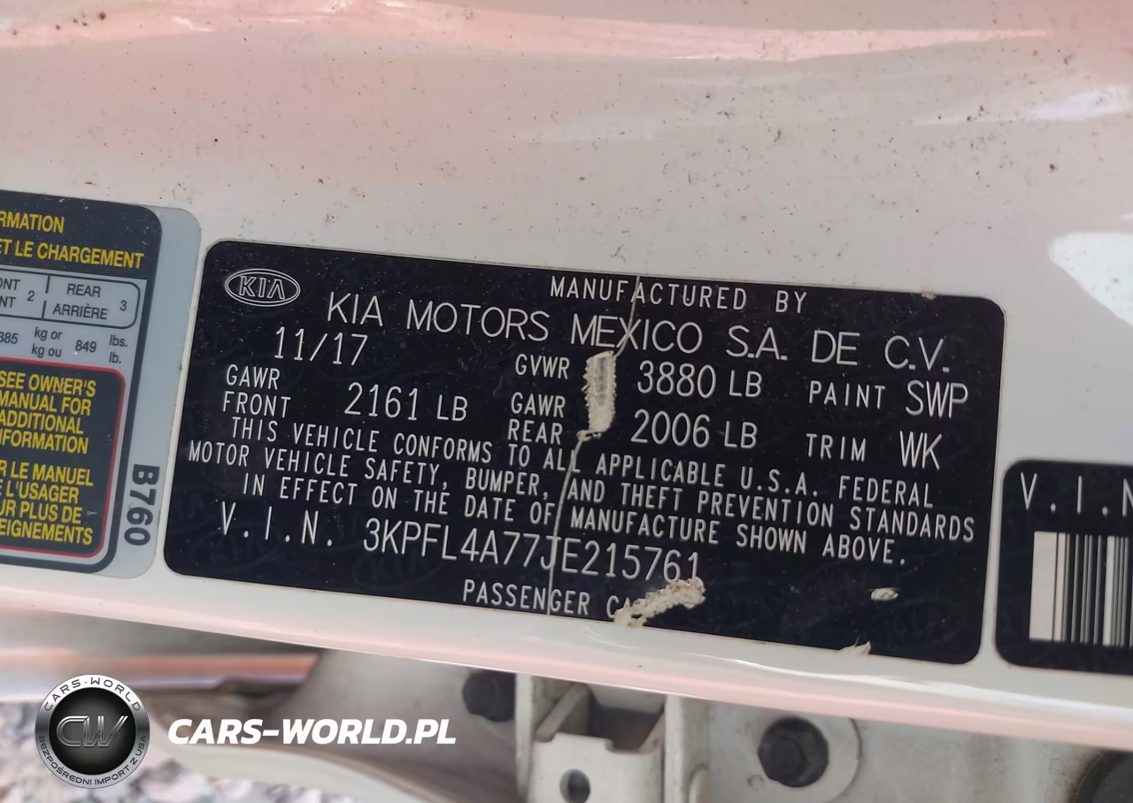 2018 Kia Forte Lx VIN:3KPFL4A77JE215761 - 9