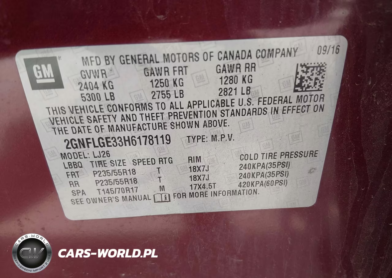 2017 Chevrolet Equinox Premier VIN:2GNFLGE33H6178119 - 9