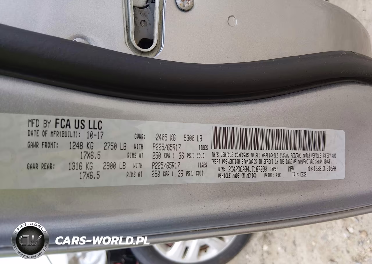 2018 Dodge Journey Se VIN:3C4PDCAB4JT187090 - 9