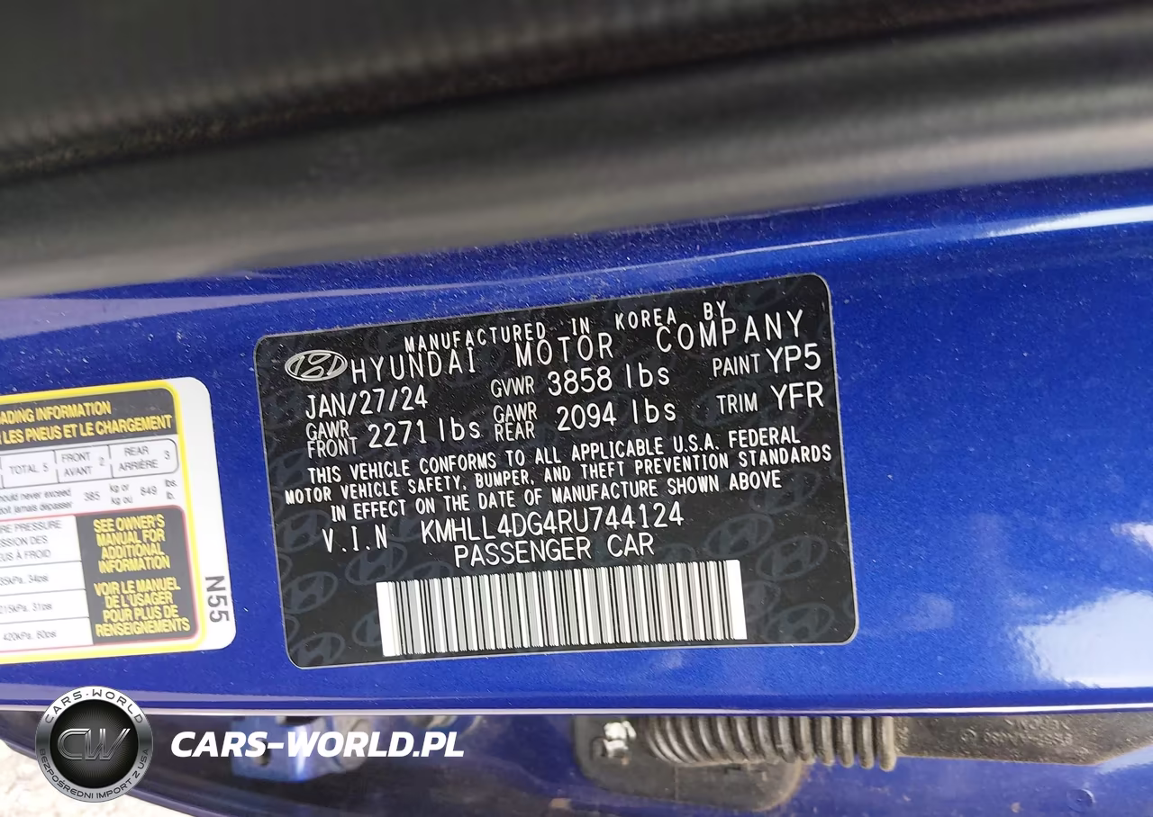 2024 Hyundai Elantra Se VIN:KMHLL4DG4RU744124 - 9