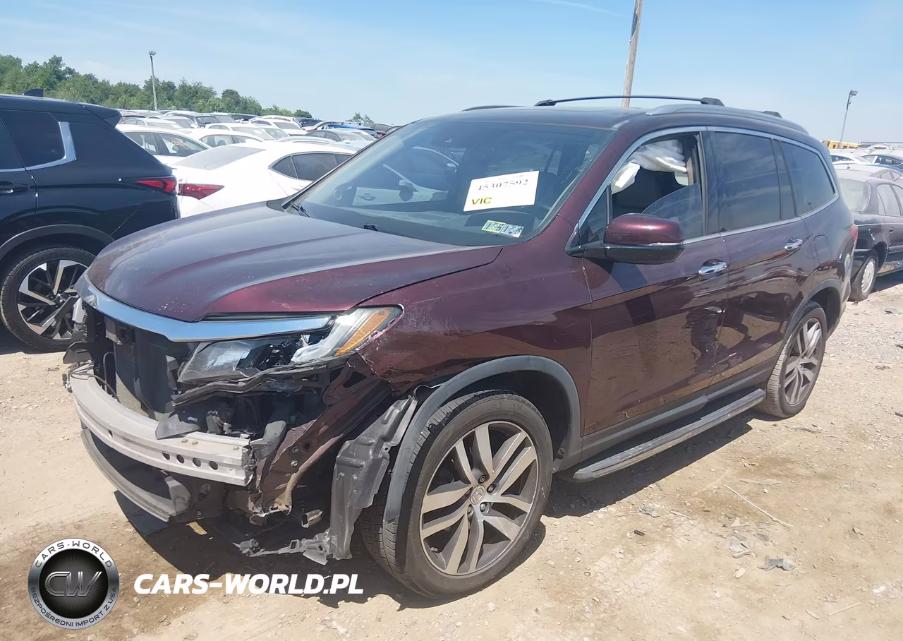 2016 Honda Pilot Touring VIN:5FNYF6H9XGB003930 - 2