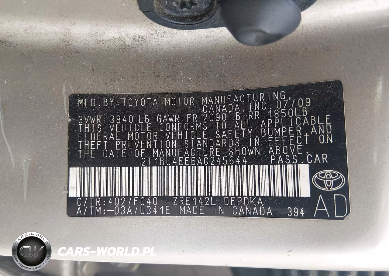 2010 Toyota Corolla Le VIN:2T1BU4EE6AC245644 - 9