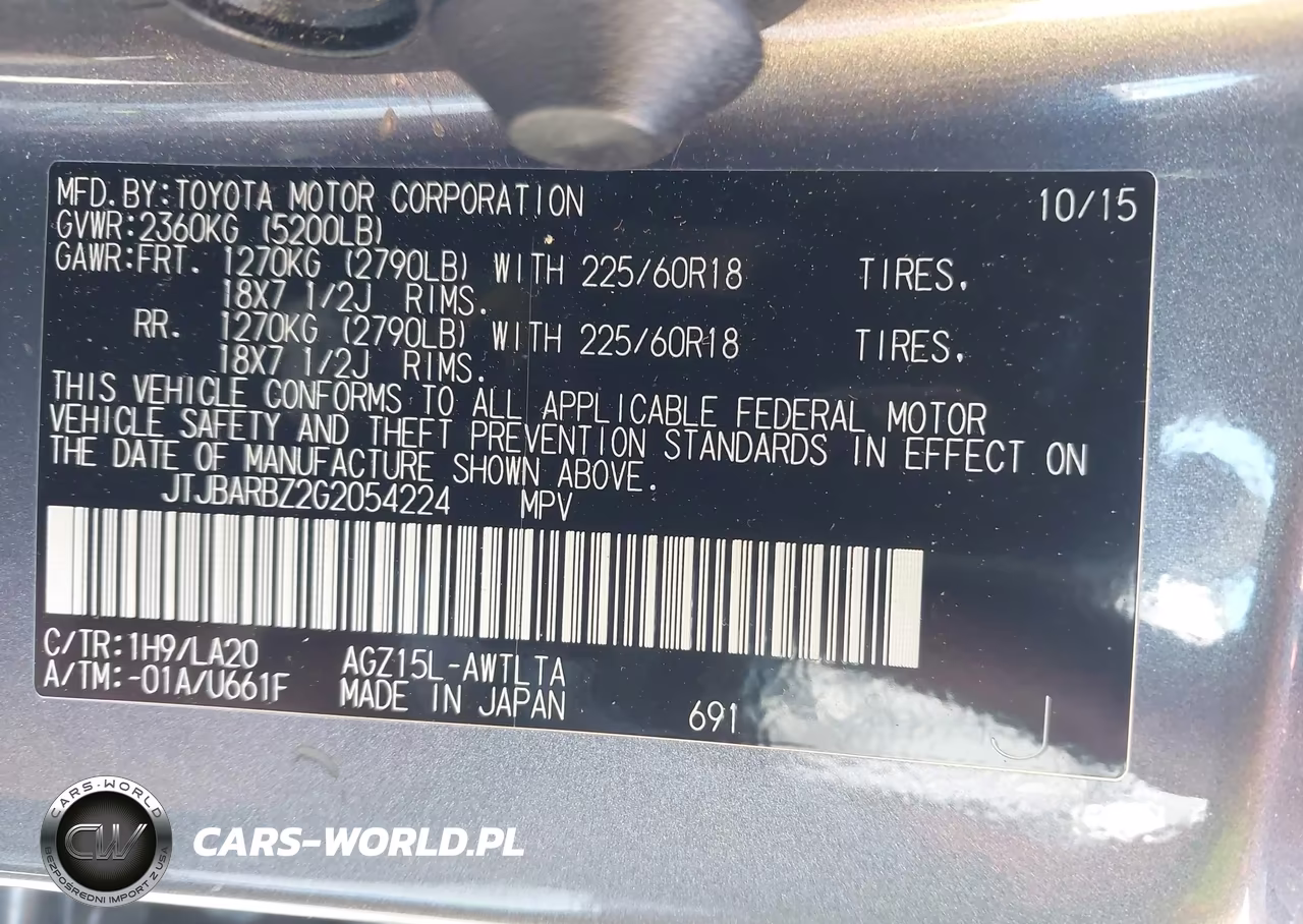 2016 Lexus Nx 200T VIN:JTJBARBZ2G2054224 - 9