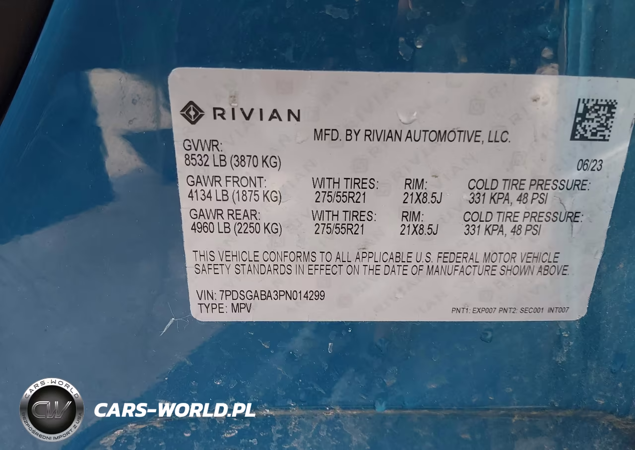 2023 Rivian R1S Adventure VIN:7PDSGABA3PN014299 - 9
