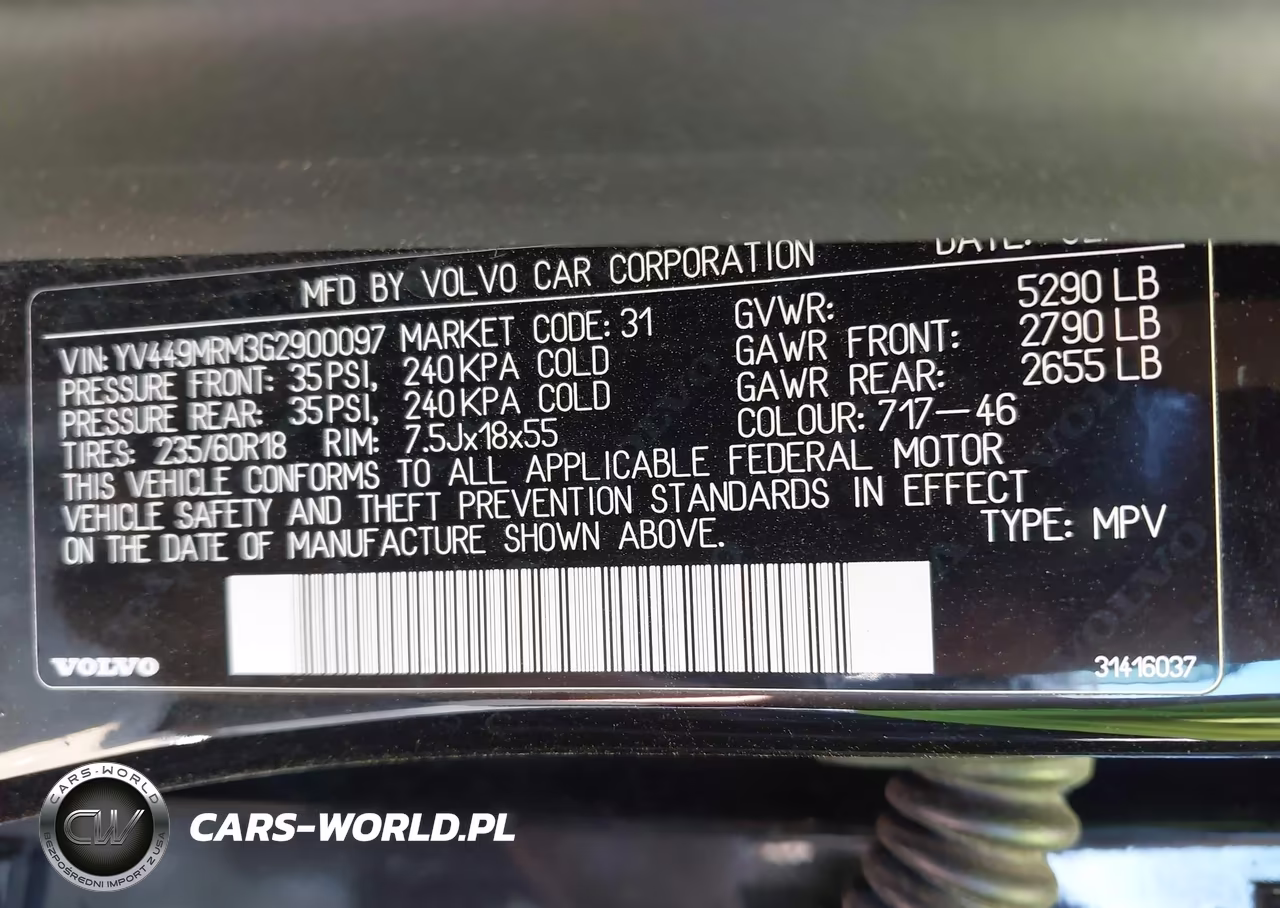 2016 Volvo Xc60 T6 Drive-E Platinum VIN:YV449MRM3G2900097 - 9