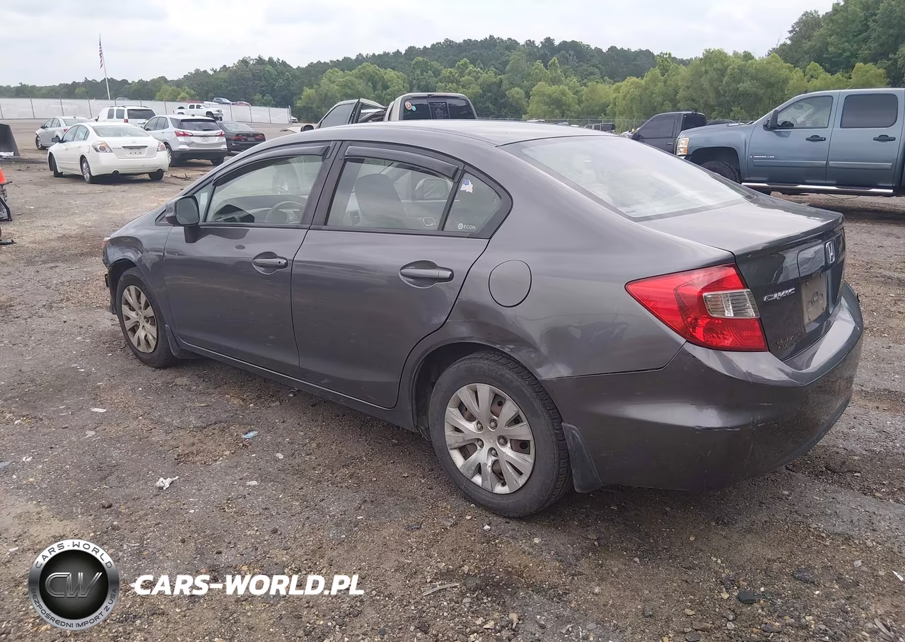 2012 Honda Civic Lx VIN:2HGFB2F53CH333572 - 3