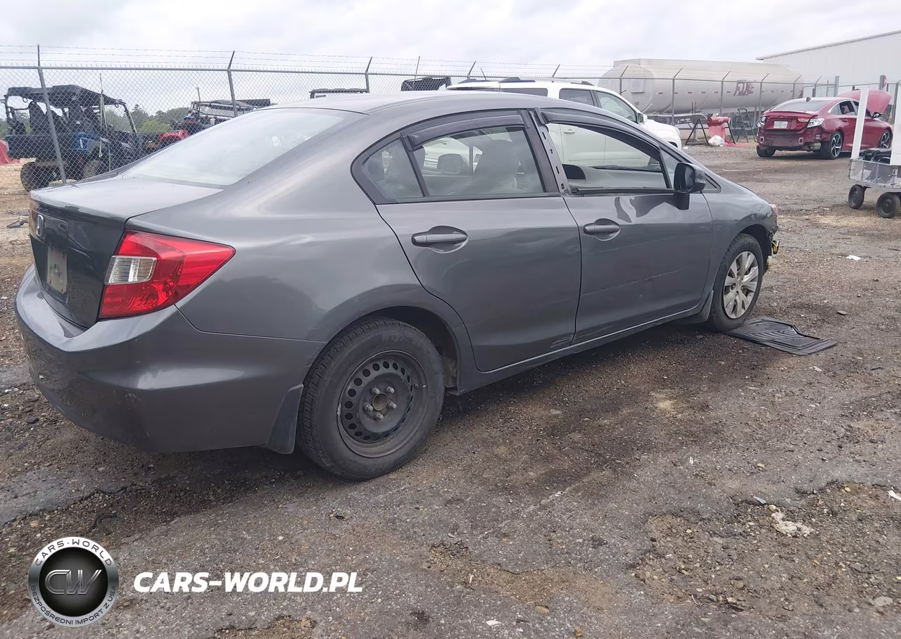2012 Honda Civic Lx VIN:2HGFB2F53CH333572 - 4