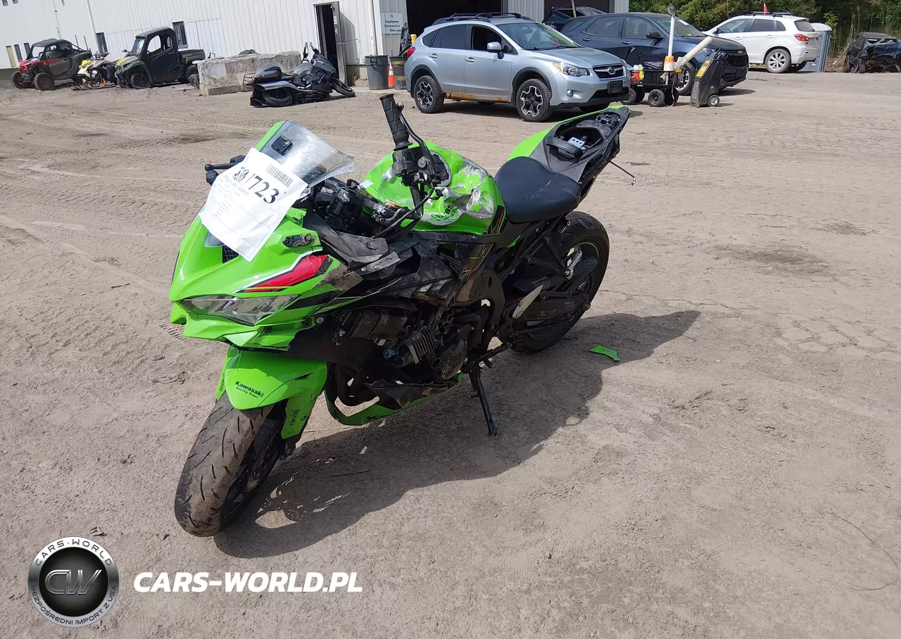 2024 Kawasaki Zx400 S VIN:ML5ZXCS16RDA15695 - 2