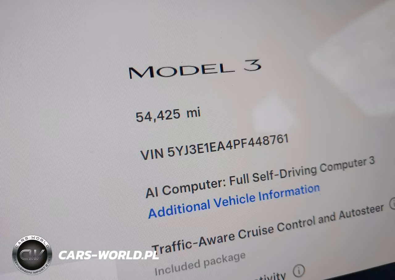2023 Tesla Model 3 Rear-Wheel Drive VIN:5YJ3E1EA4PF448761 - 7