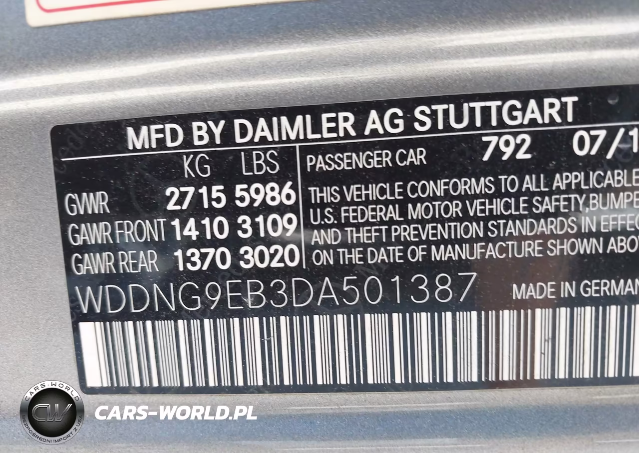 2013 Mercedes-Benz S 550 4Matic VIN:WDDNG9EB3DA501387 - 9