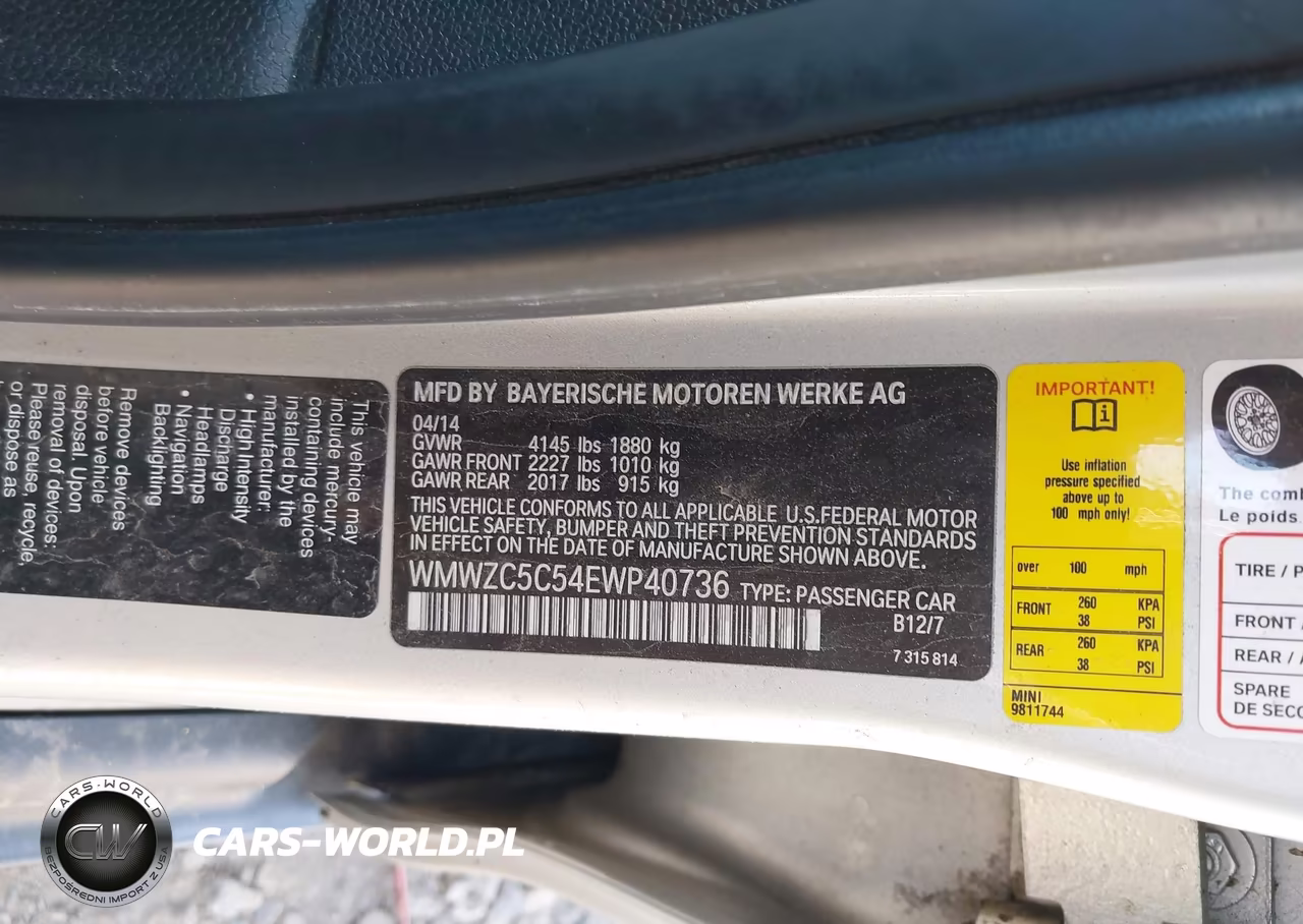 2014 Mini Countryman Cooper S VIN:WMWZC5C54EWP40736 - 9