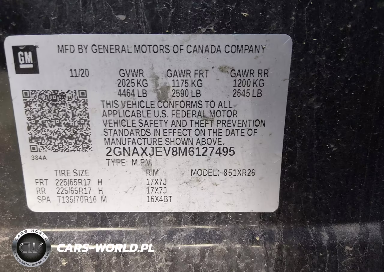 2021 Chevrolet Equinox Fwd 2Fl VIN:2GNAXJEV8M6127495 - 9