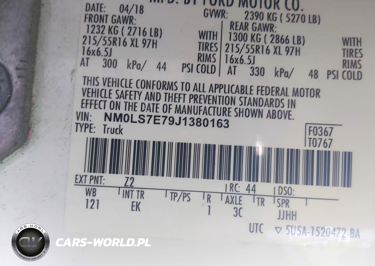 2018 Ford Transit Connect Xl VIN:NM0LS7E79J1380163 - 9