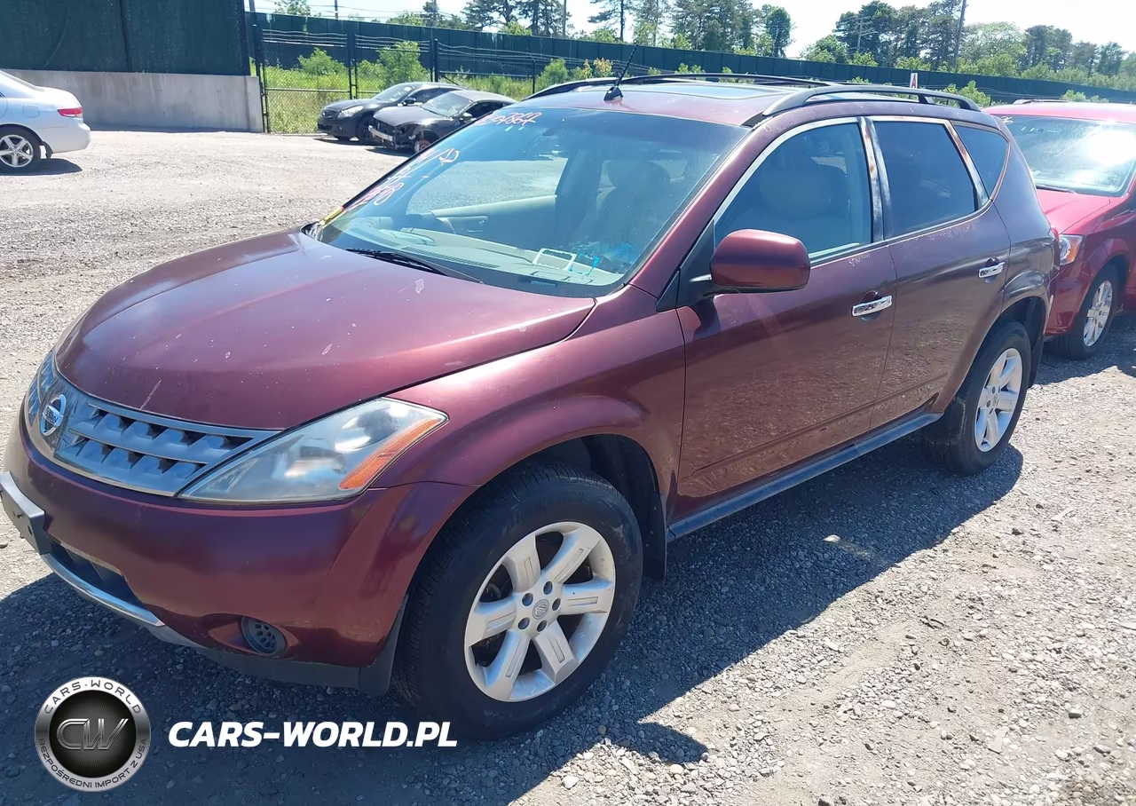 2007 Nissan Murano S VIN:JN8AZ08W27W643786 - 2