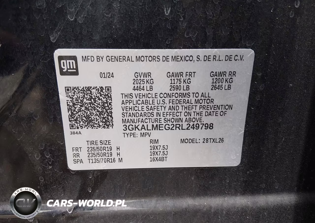 2024 GMC Terrain Fwd Sle VIN:3GKALMEG2RL249798 - 9