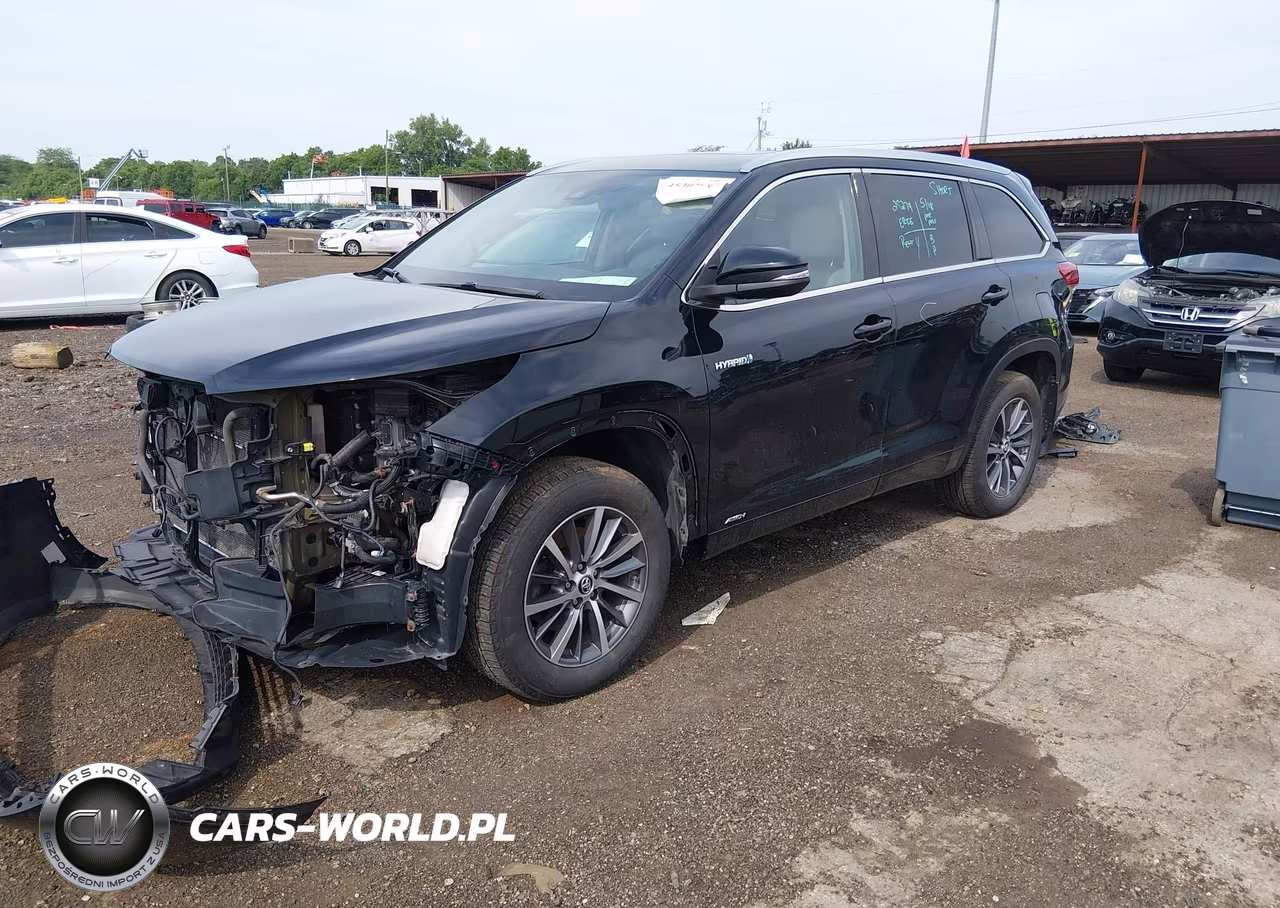 2018 Toyota Highlander Hybrid Xle VIN:5TDJGRFH1JS037039 - 2