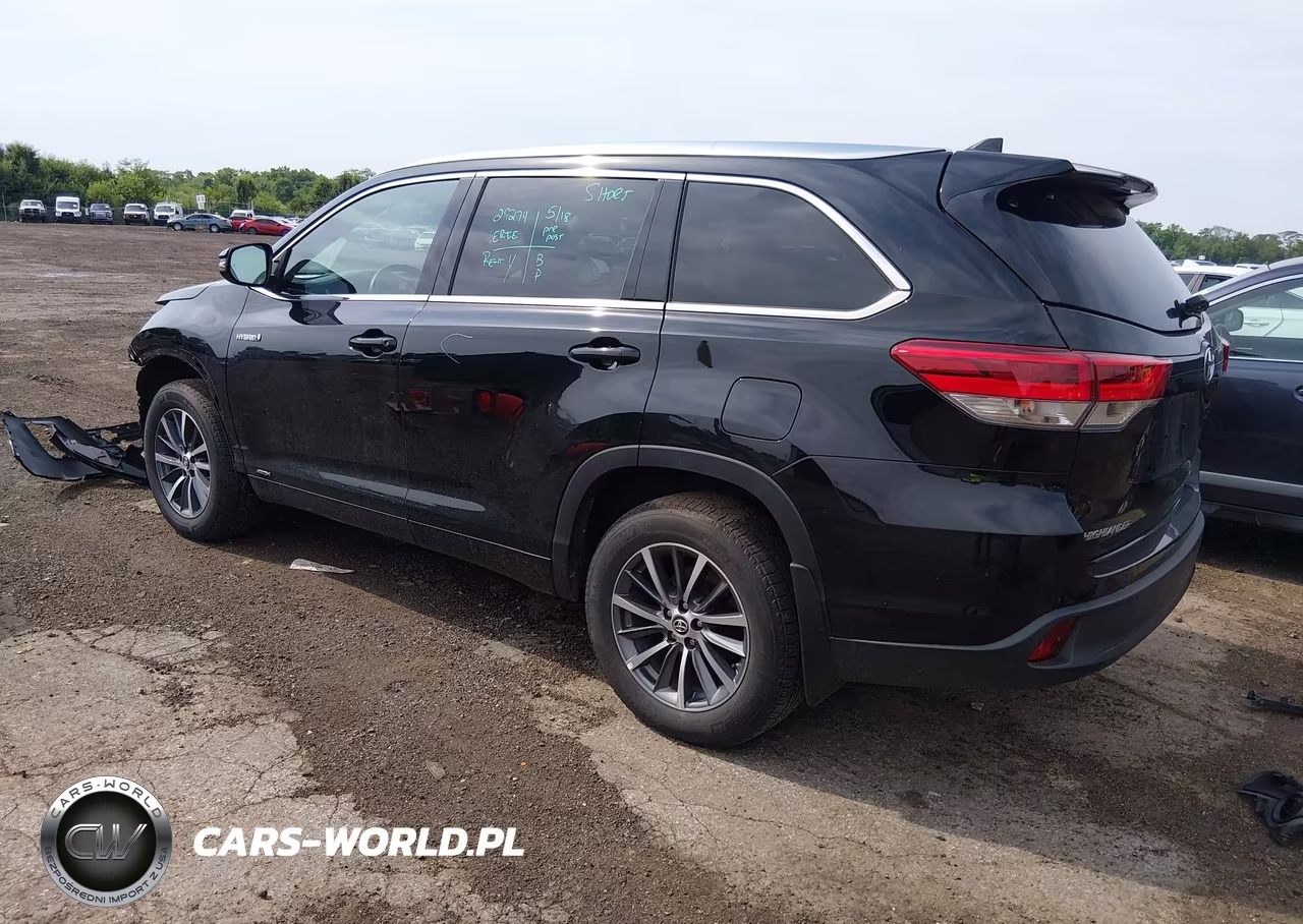 2018 Toyota Highlander Hybrid Xle VIN:5TDJGRFH1JS037039 - 3