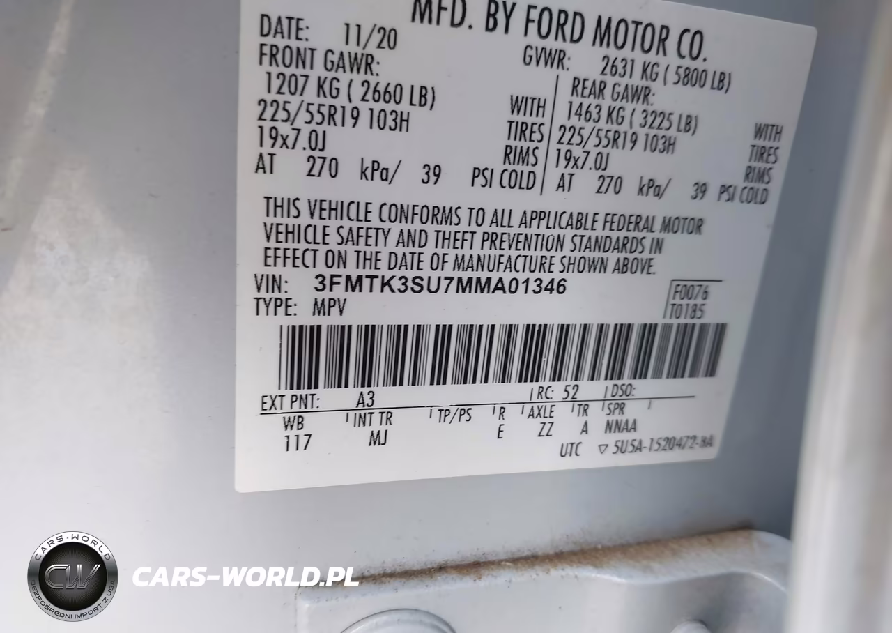 2021 Ford Mustang Mach-E Premium VIN:3FMTK3SU7MMA01346 - 9