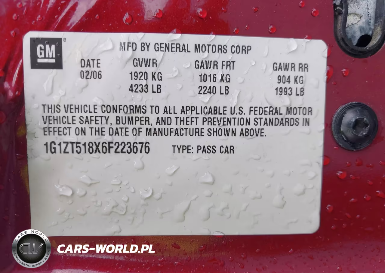 2006 Chevrolet Malibu Lt VIN:1G1ZT518X6F223676 - 9