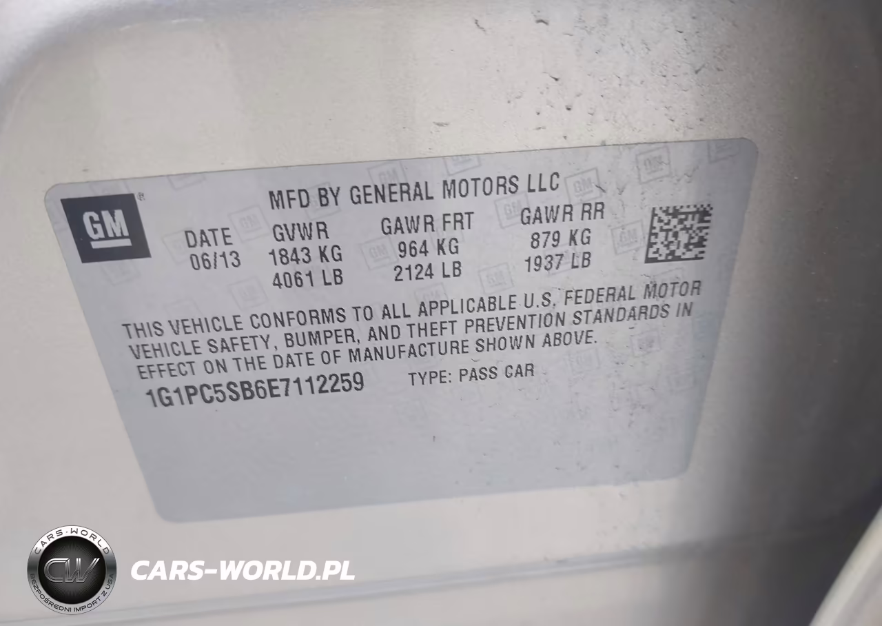 2014 Chevrolet Cruze 1Lt Auto VIN:1G1PC5SB6E7112259 - 9