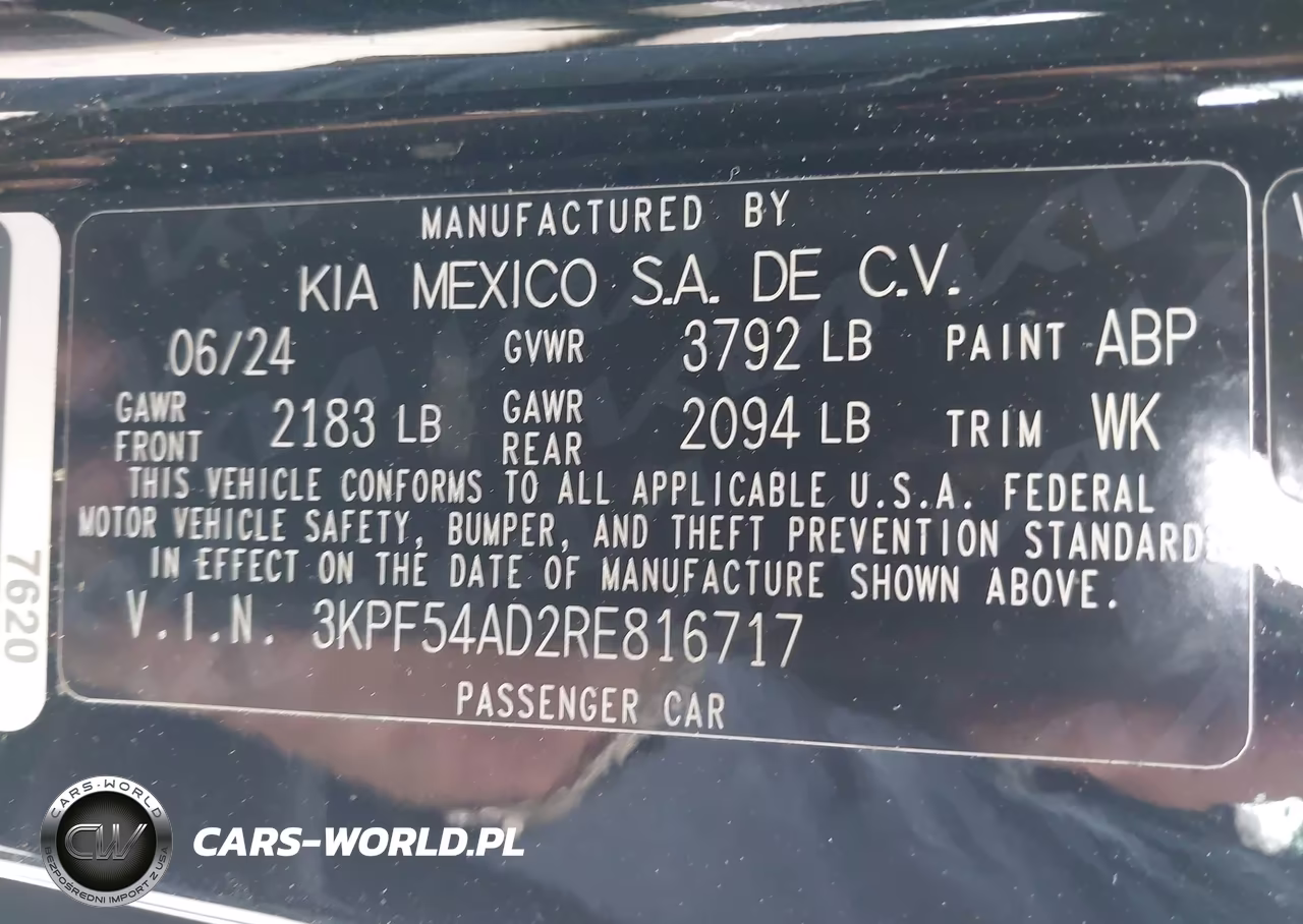 2024 Kia Forte Gt-Line VIN:3KPF54AD2RE816717 - 9