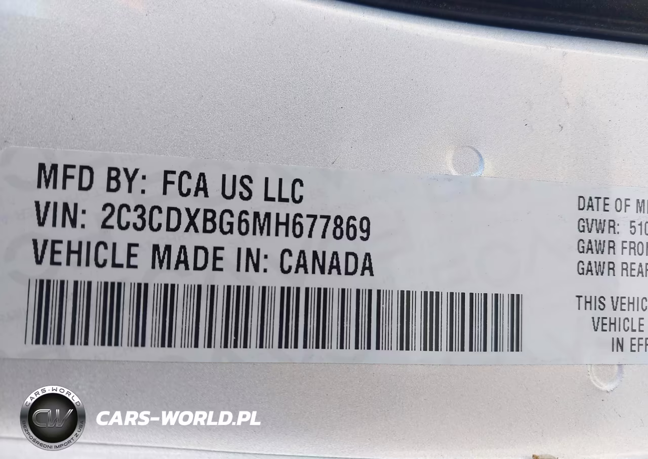 2021 Dodge Charger Sxt Rwd VIN:2C3CDXBG6MH677869 - 9