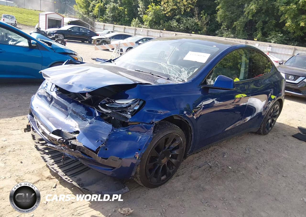 2021 Tesla Model Y Long Range Dual Motor All-Wheel Drive VIN:5YJYGAEE7MF112097 - 2