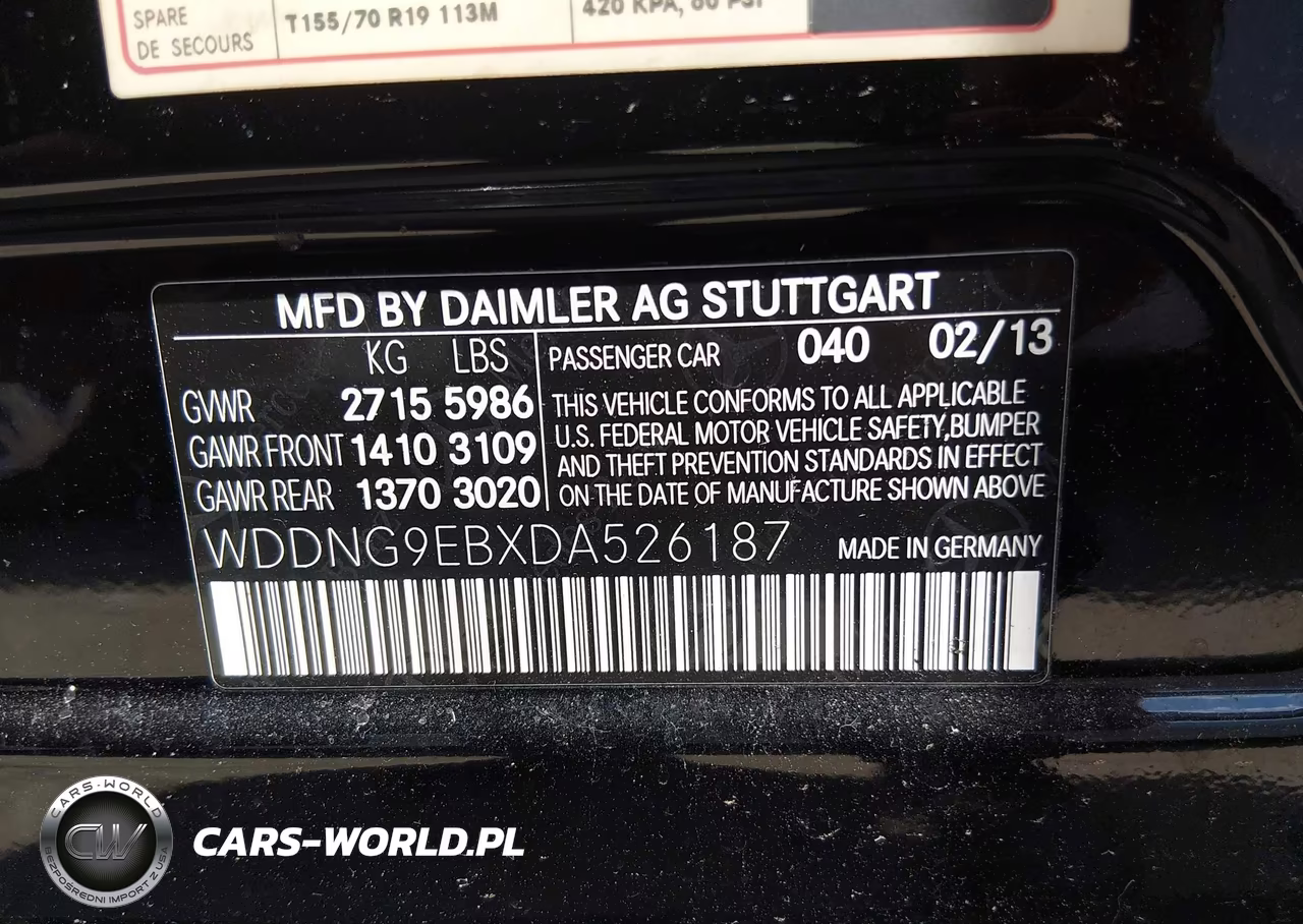 2013 Mercedes-Benz S 550 4Matic VIN:WDDNG9EBXDA526187 - 9